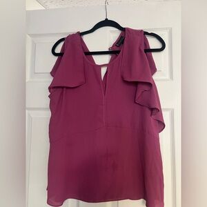 Bobeau Vibrant Pink Sleeveless Top size M
